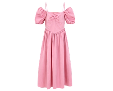 Off-The-Shoulder Slip Dress