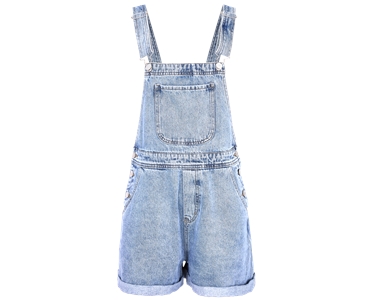 Denim Shorts Bibs